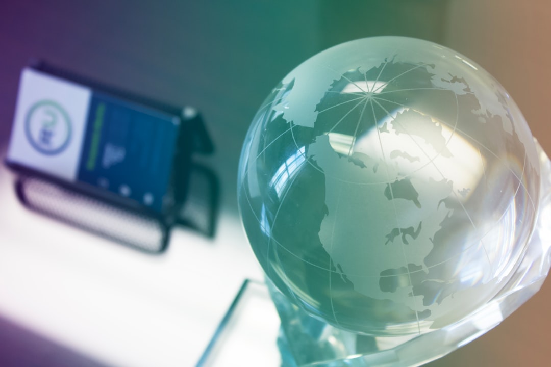 Global regulatory framework concept with world map and data streams