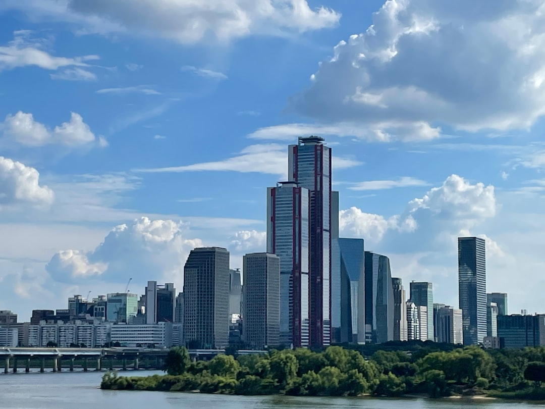 Seoul skyline representing South Korea's AI policy future