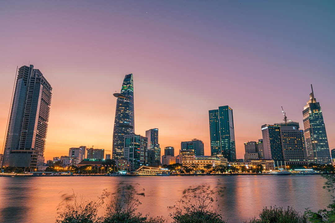 Vietnam technology skyline and innovation district