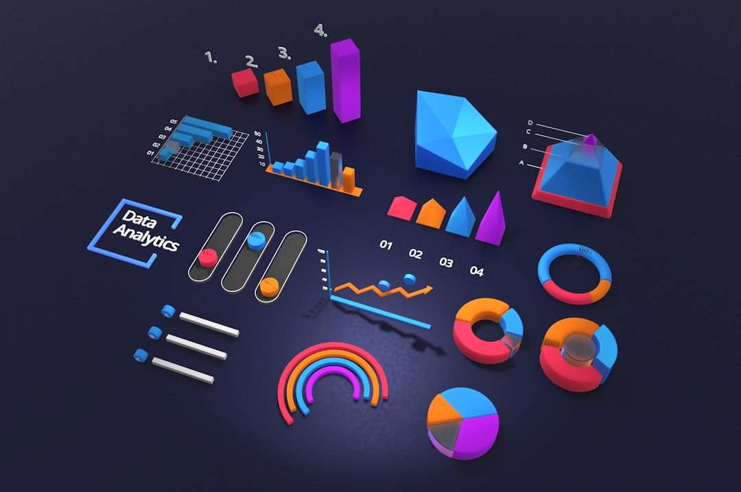 Abstract algorithmic pricing dashboard