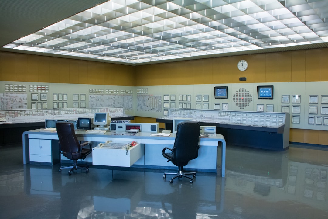 Control room screens with vessel tracking maps