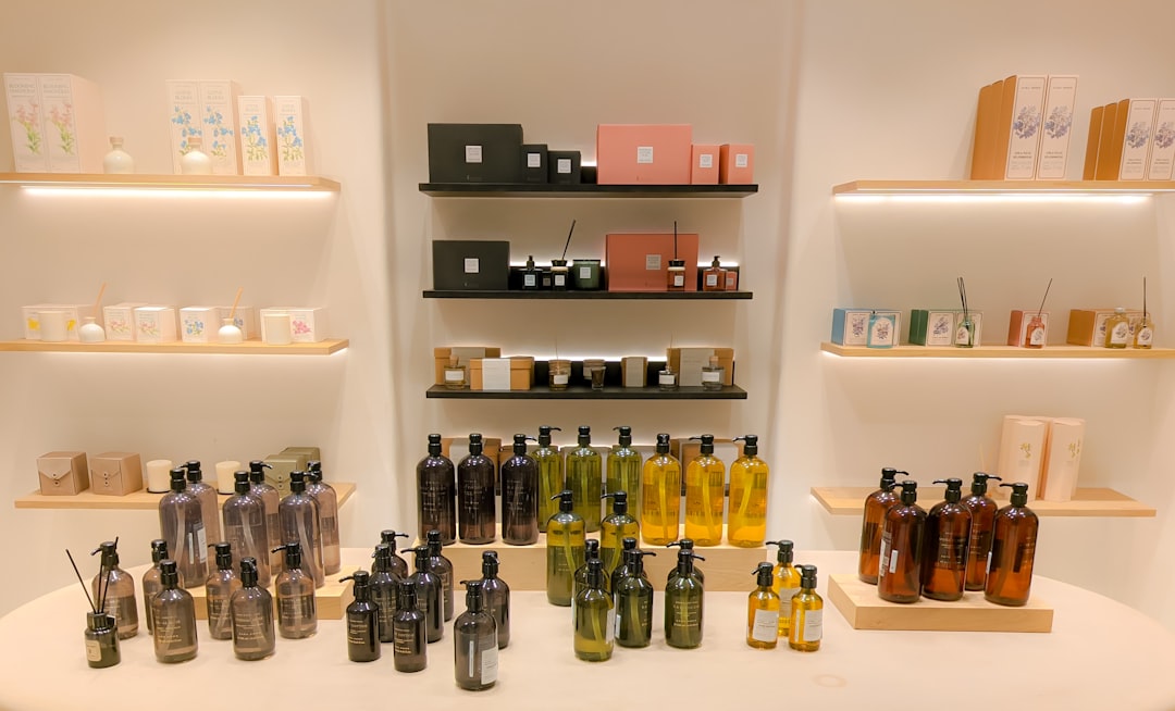 Korean cosmetics products on shelves indicating export scale