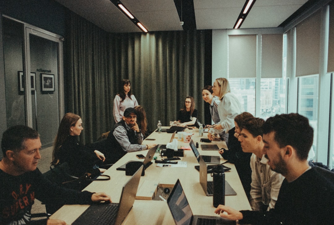 Engineers collaborating with dashboards and code